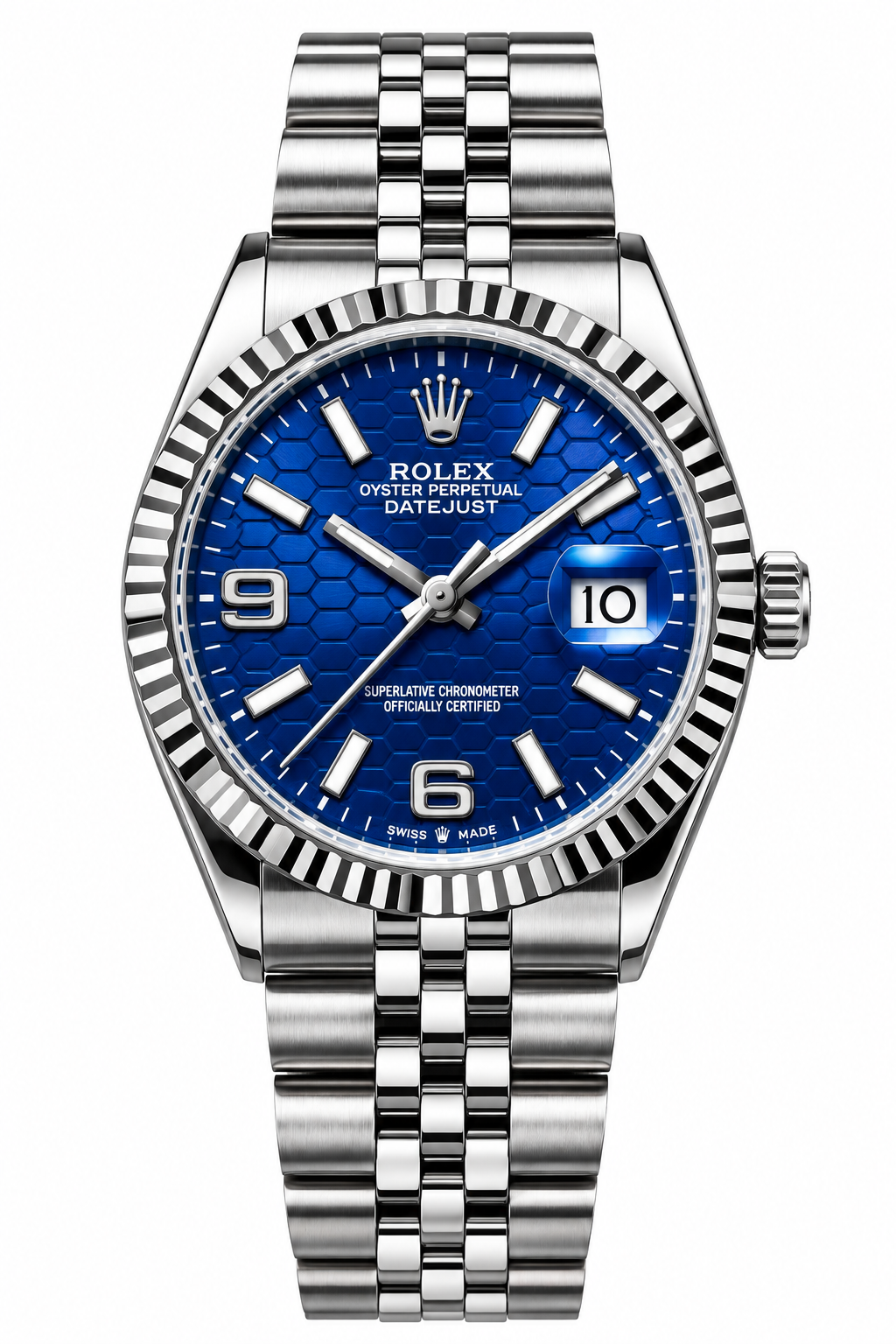Rolex Men’s Green Luxury Watch – Stainless Steel Datejust Style | Premium Classic Watch
