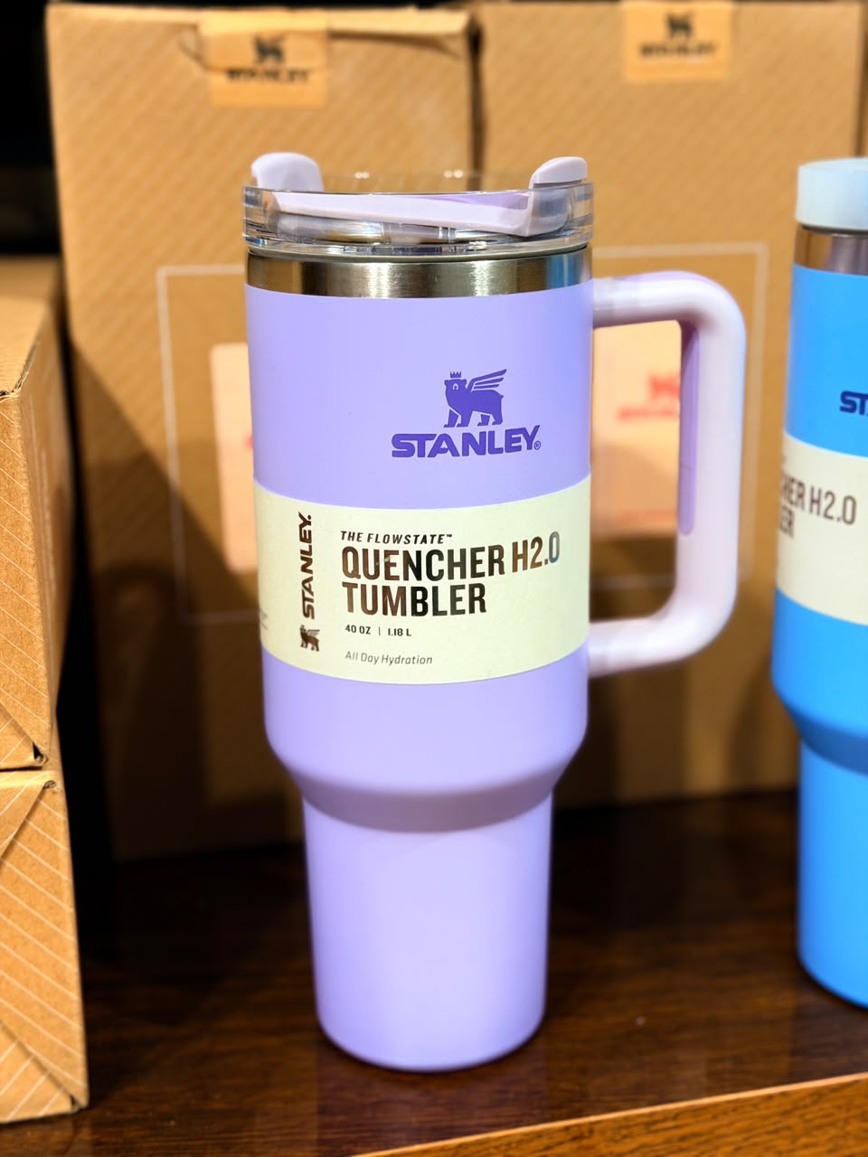 Stanley Quencher H2.0 FlowState™ Tumbler – Premium Stainless Steel Insulated Tumbler With Straw | Lavender