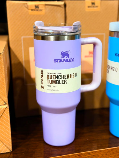 Stanley Quencher H2.0 FlowState™ Tumbler – Premium Stainless Steel Insulated Tumbler With Straw | Lavender