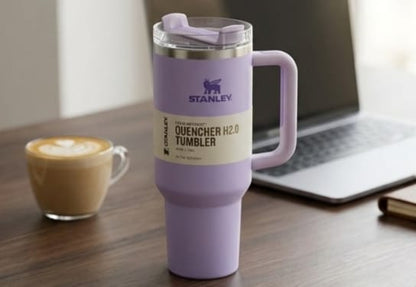 Stanley Quencher H2.0 FlowState™ Tumbler – Premium Stainless Steel Insulated Tumbler With Straw | Lavender